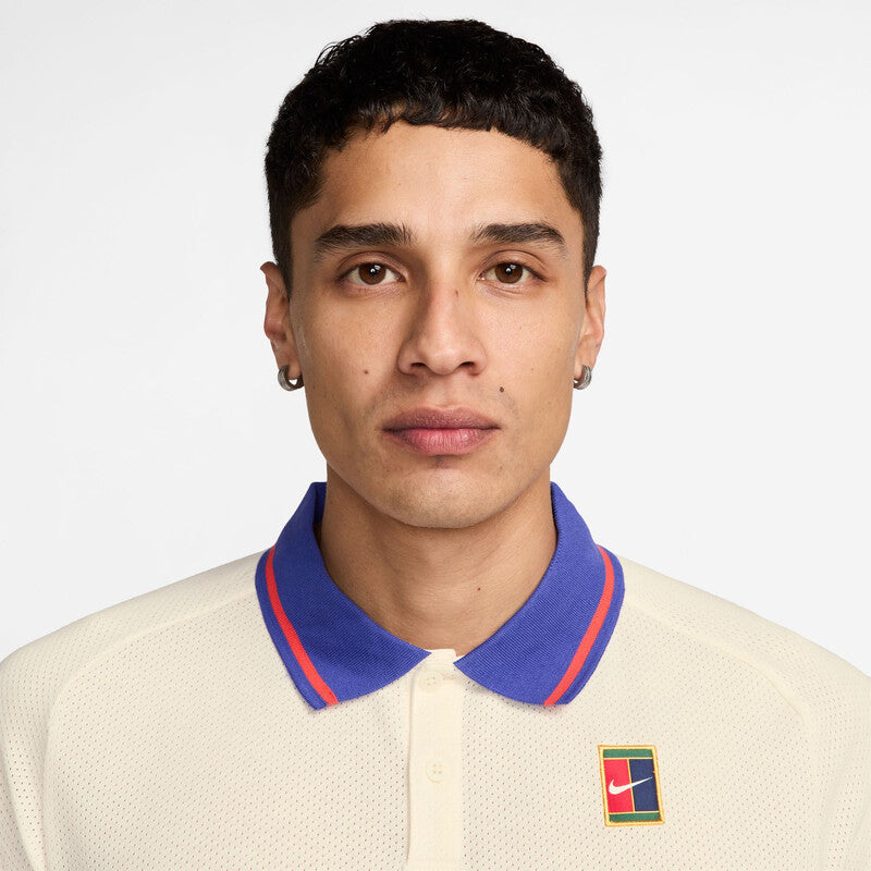Nike Court Heritage Polo (M) (Pale Ivory)