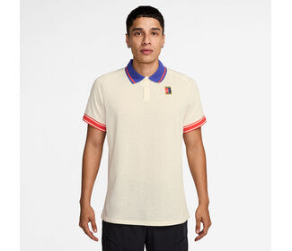 Nike Court Heritage Polo (M) (Pale Ivory)