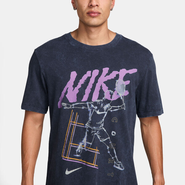 Nike Court Tennis Tee Oc (M) (Navy)