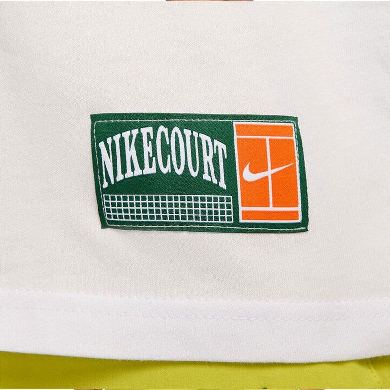 Nike Court Max90 French Open Tee (M) (White)