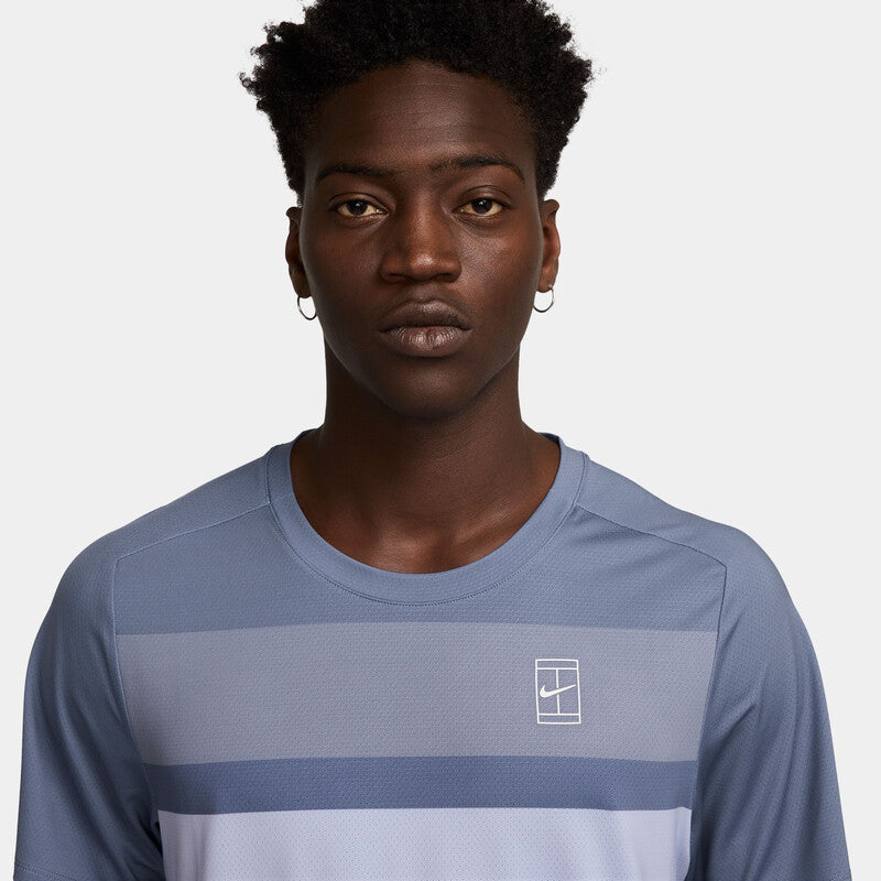 Nike Court Advantage Printed Top (M) (World Indigo)