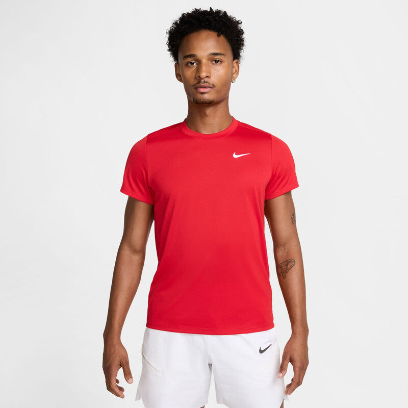 Nike Court Dri-Fit Victory Top (M) (University Red) Nike CN106Q-RED-XXL