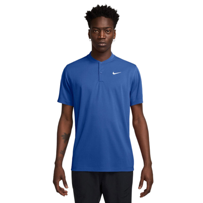 Nike Court Dri-Fit Blade Solid Polo (M) (Comet Blue) Nike