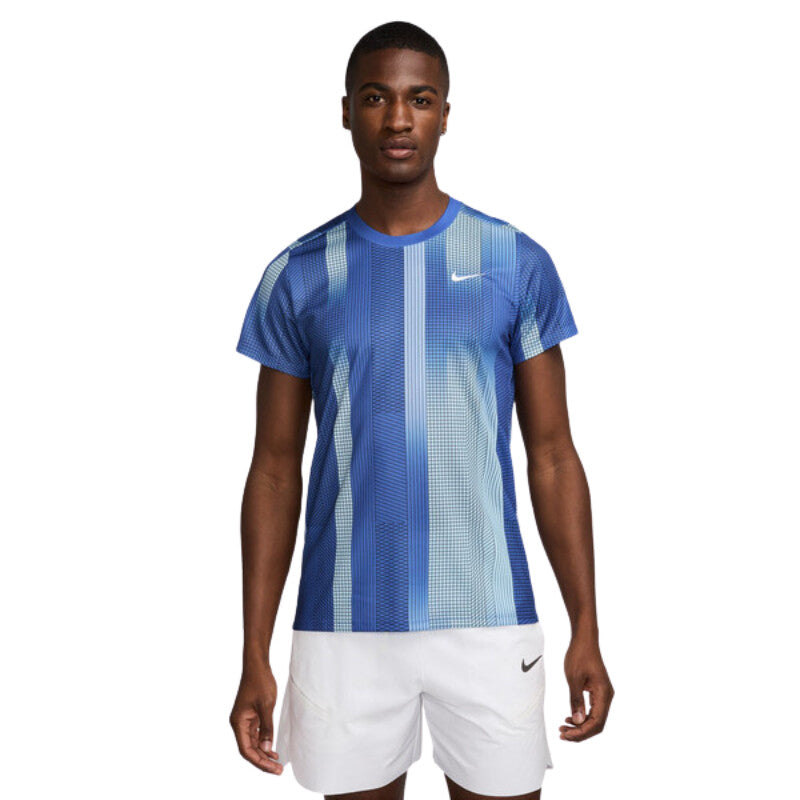 Nike Court Dri-Fit Victory Printed Top (M) (Olive Flak) Nike