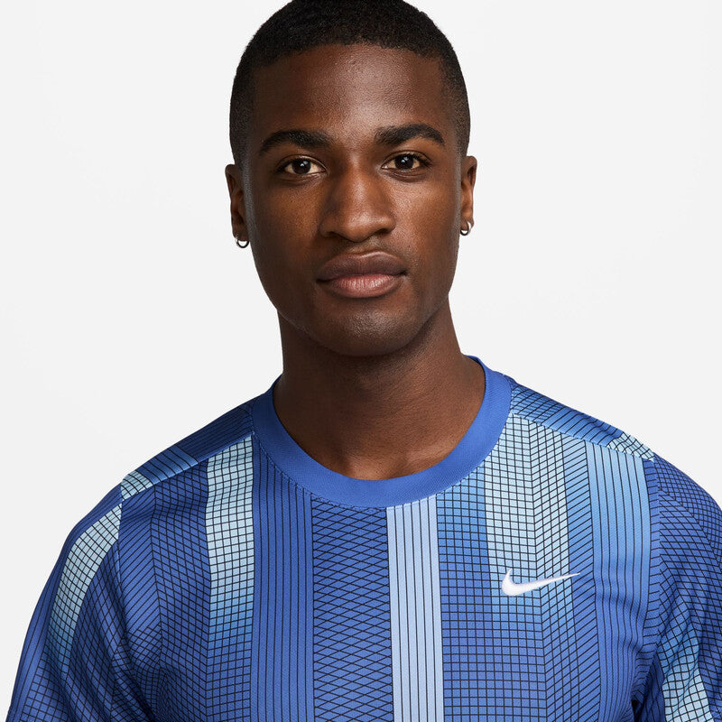 Nike Court Dri-Fit Victory Printed Top (M) (Olive Flak) Nike