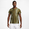 Nike Court Dri-Fit Victory Printed Top (M) (Olive Flak) Nike
