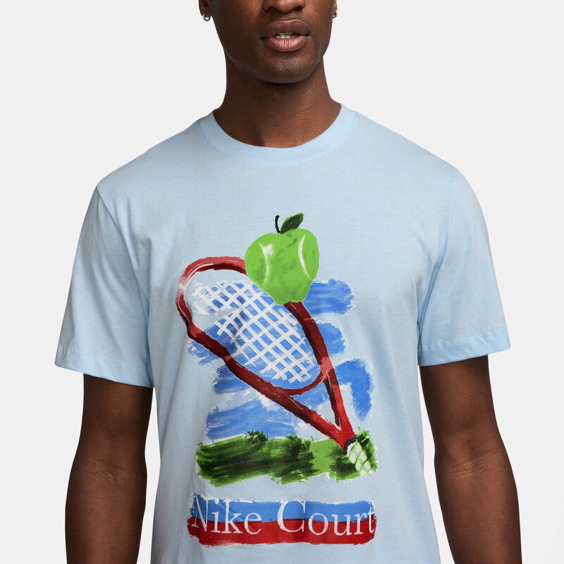 Nike Court Us Open Tee (M) (Celestine Blue)