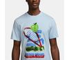 Nike Court Us Open Tee (M) (Celestine Blue)