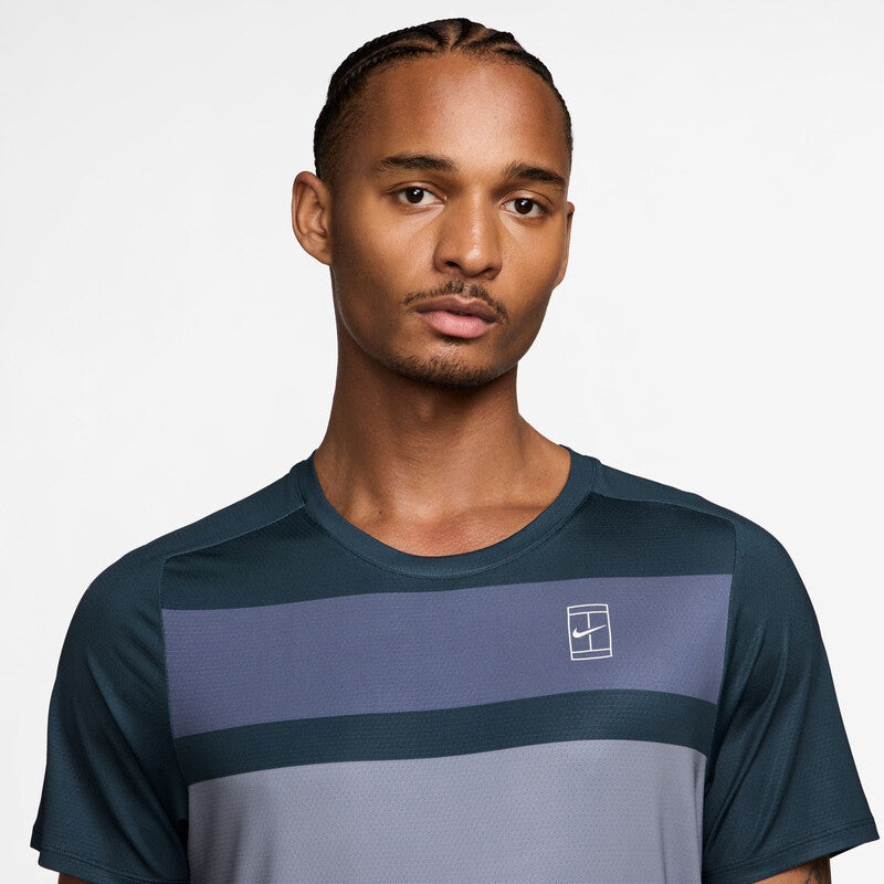 Nike Court Advantage Printed Top (M) (Medium Olive) Nike