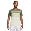 Nike Court Advantage Printed Top (M) (Medium Olive) Nike