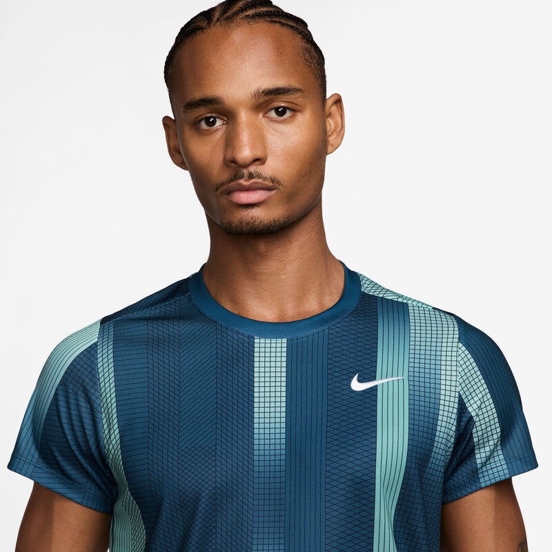 Nike Court Dri-Fit Victory Printed Top (M) (Campfire Orange) Nike