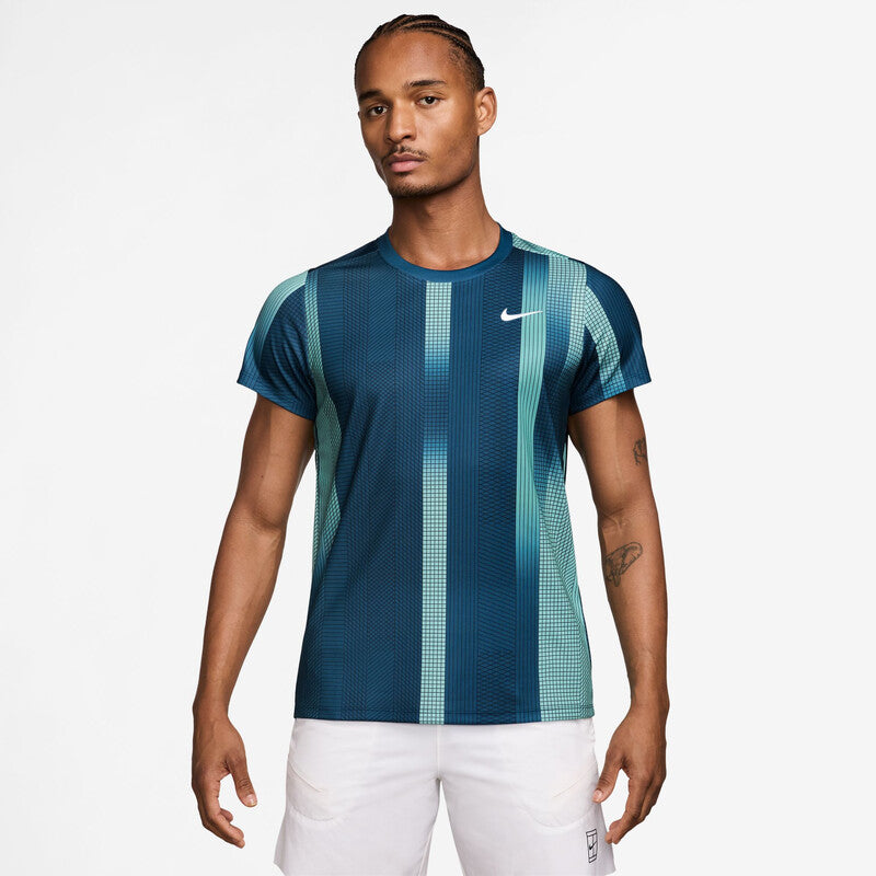 Nike Court Dri-Fit Victory Printed Top (M) (Campfire Orange) Nike