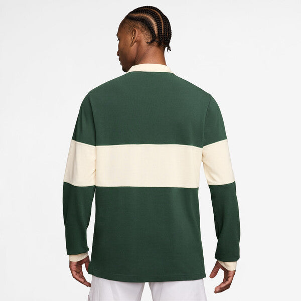 Nike Court Heritage Long Sleeve Polo (M) (Fir)
