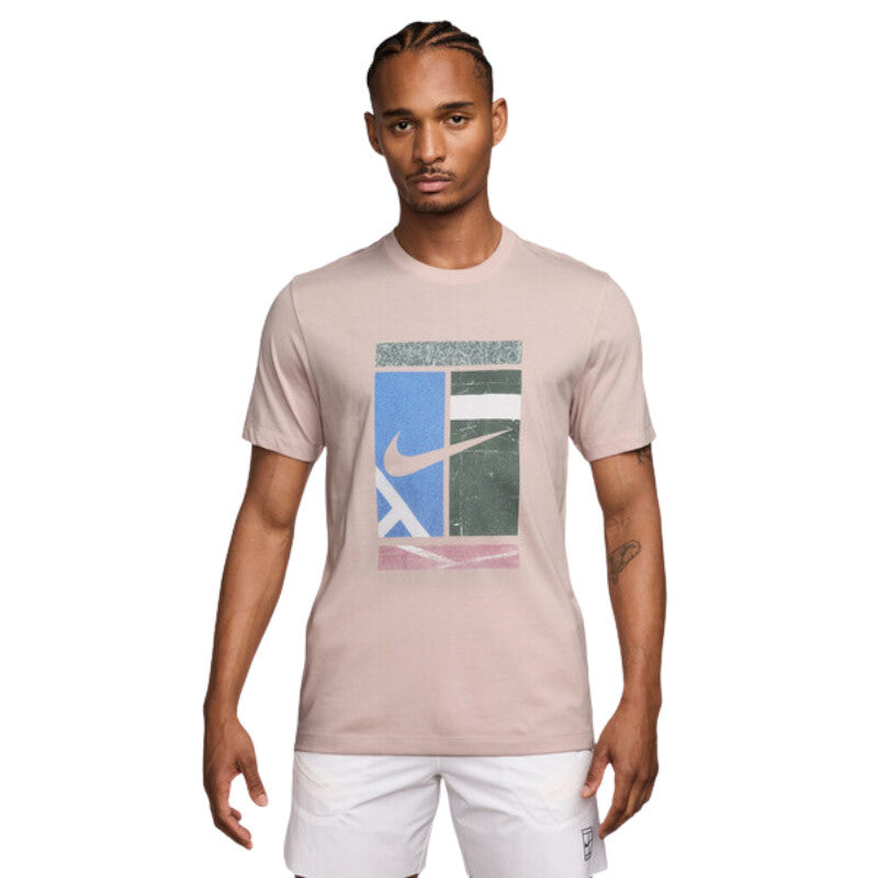 Nike Court Dri-Fit Tennis Court Tee (M) (White) Nike