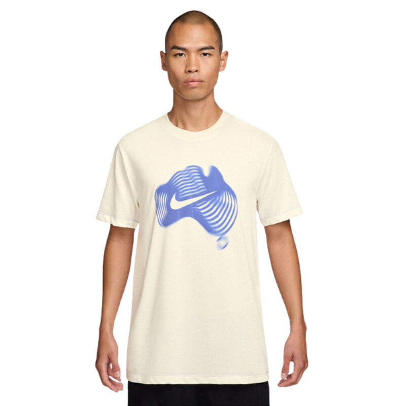 Nike Court Dri-Fit Oz Open Tee (M) (Sail)