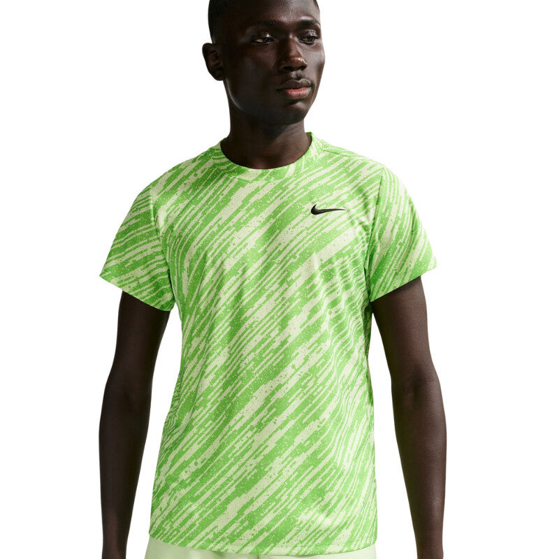 Nike Court Dri-Fit Victory Printed Top (M) (Mean Green)