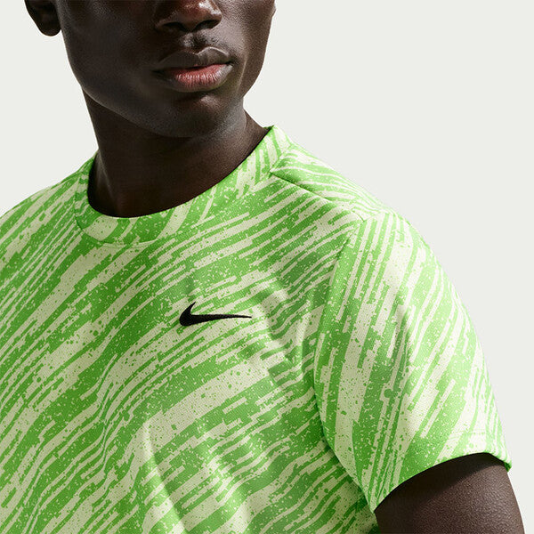 Nike Court Dri-Fit Victory Printed Top (M) (Mean Green)