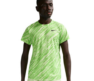 Nike Court Dri-Fit Victory Printed Top (M) (Mean Green)