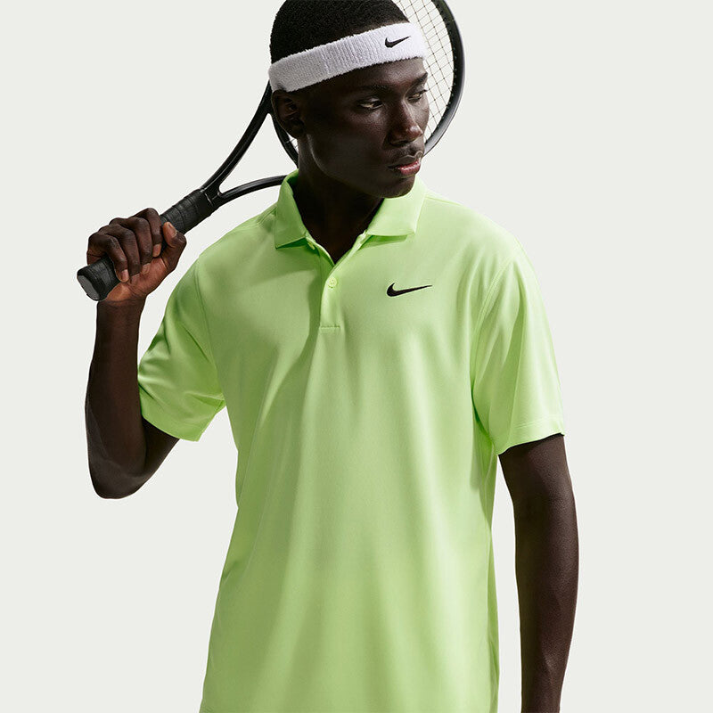 Nike Court Dri-Fit Solid Polo (M) (Lime)