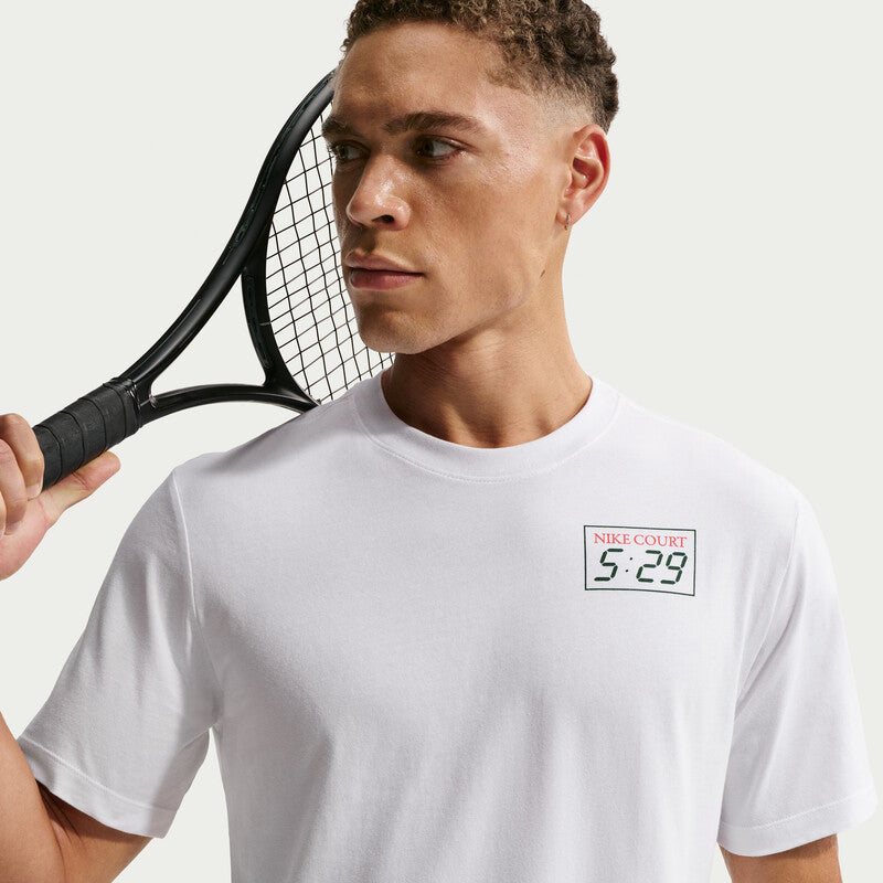 Nike Court Rg Time Tee (M) (White)