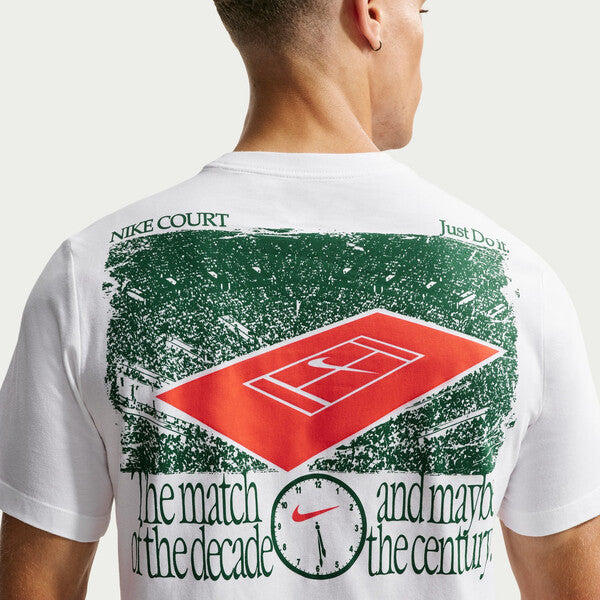 Nike Court Rg Time Tee (M) (White)