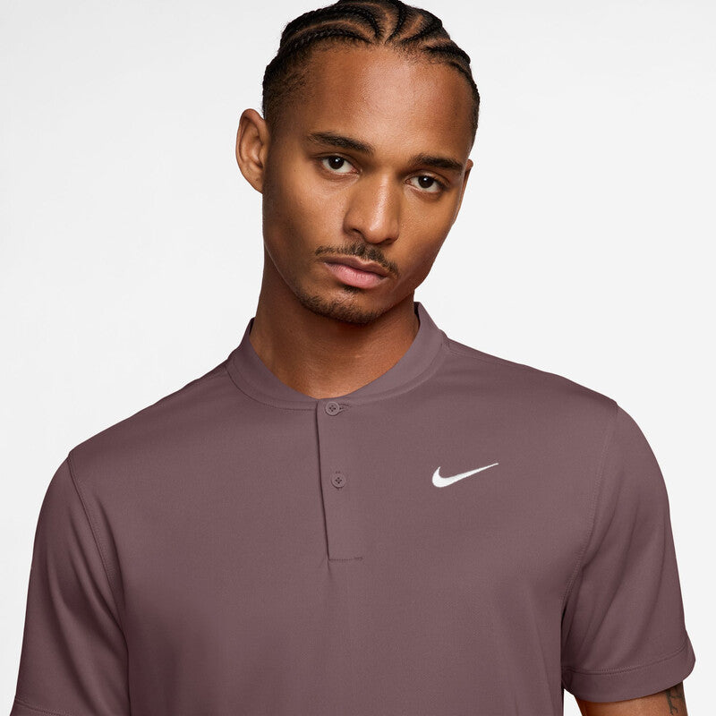 Nike Court Dri-Fit Blade Solid Polo (M) (Bright Violet) Nike