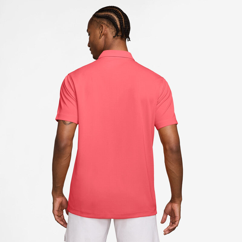 Nike Court Dri-Fit Solid Polo (M) (Hot Lava) Nike CN1081-PNK-L