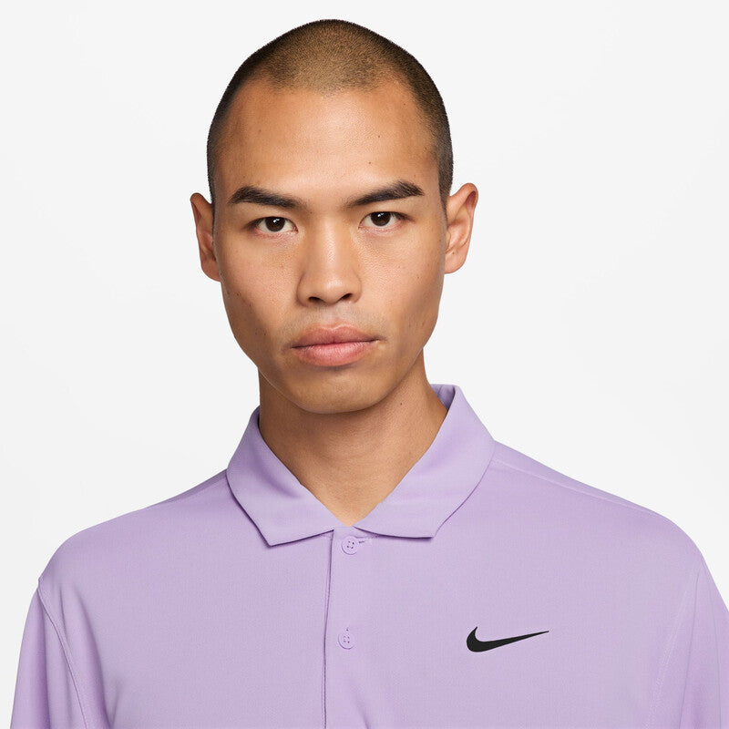 Nike Court Dri-Fit Solid Polo (M) (Hot Lava) Nike