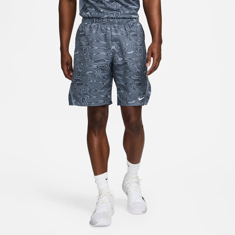 Nike Court Victory Printed 9" Short (M) (Ashen Slate)