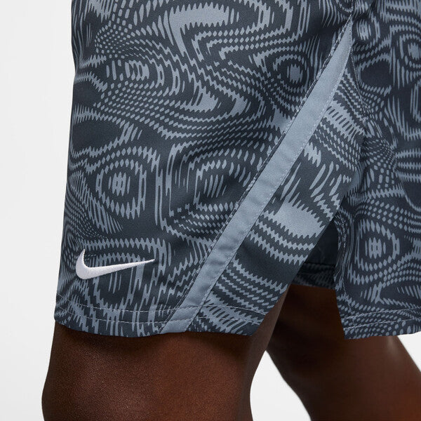 Nike Court Victory Printed 9" Short (M) (Ashen Slate)