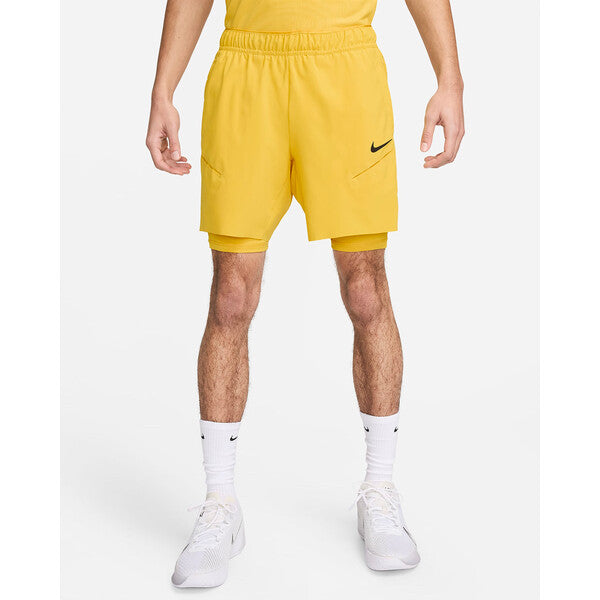 Nike Court Slam 7" Roland Garros Short (M) (Vivid Sulfur)