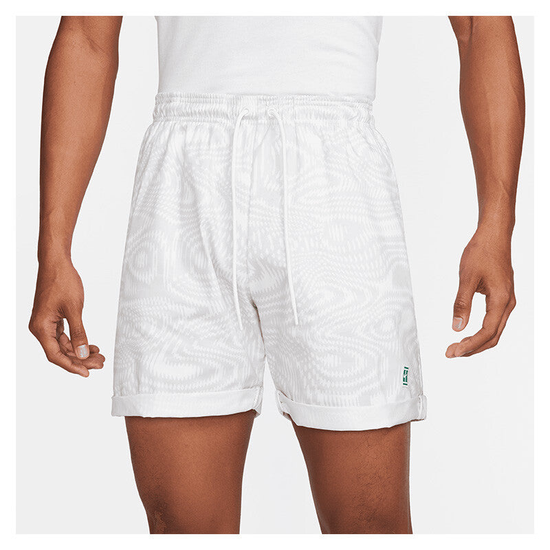 Nike Court Dri-Fit Heritage 6" Short (M) (White)