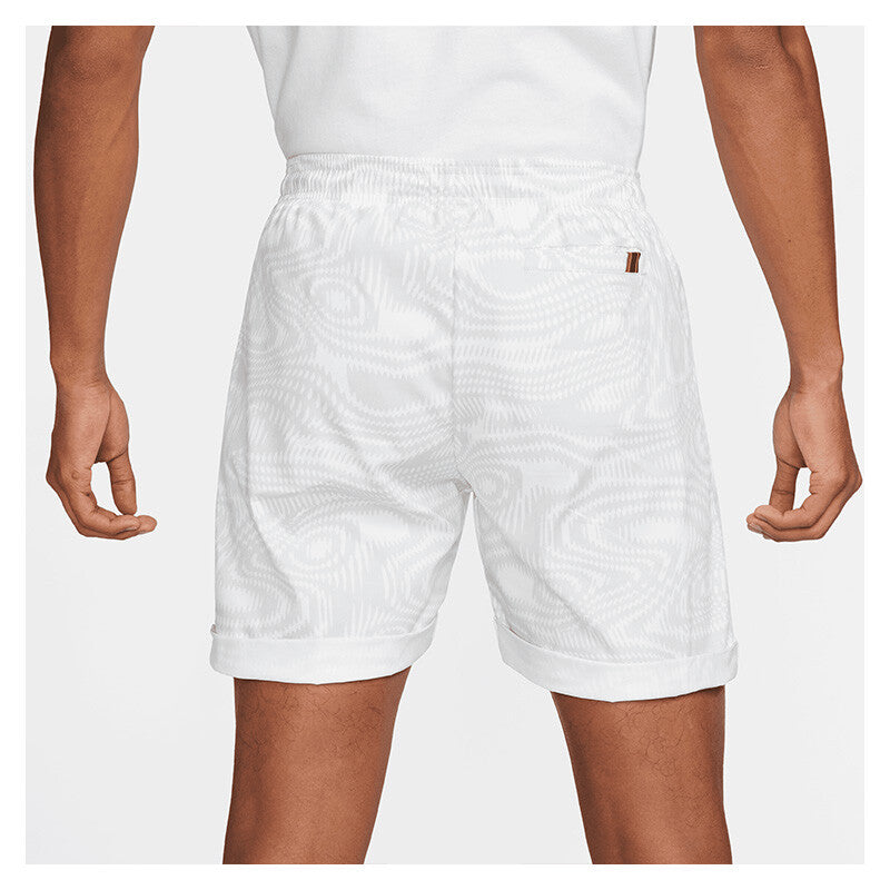 Nike Court Dri-Fit Heritage 6" Short (M) (White)