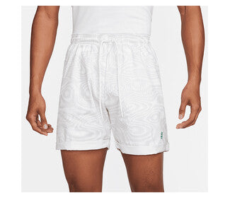 Nike Court Dri-Fit Heritage 6" Short (M) (White)