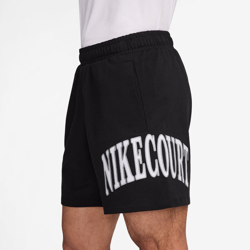 Nike Court Heritage 6" Short (M) (Black)