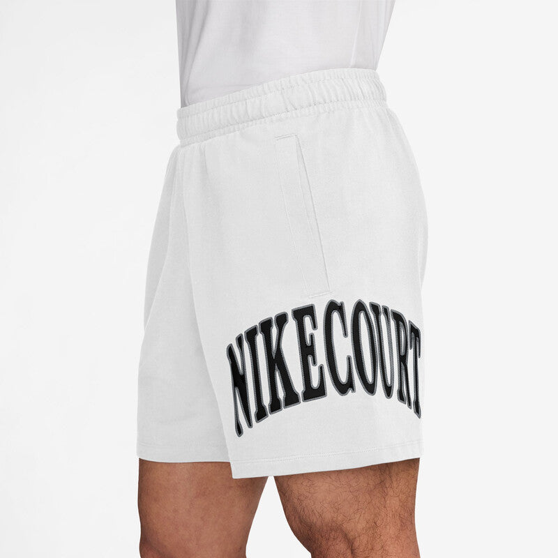 Nike Court Heritage 6" Short (M) (White)