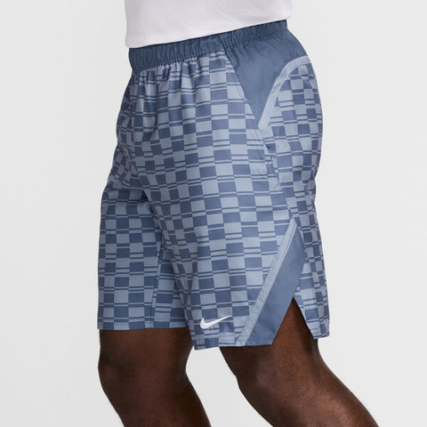 Nike Court Victory Printed 9" Short (M) (Ashen Slate)