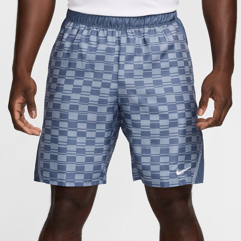 Nike Court Victory Printed 9" Short (M) (Ashen Slate)