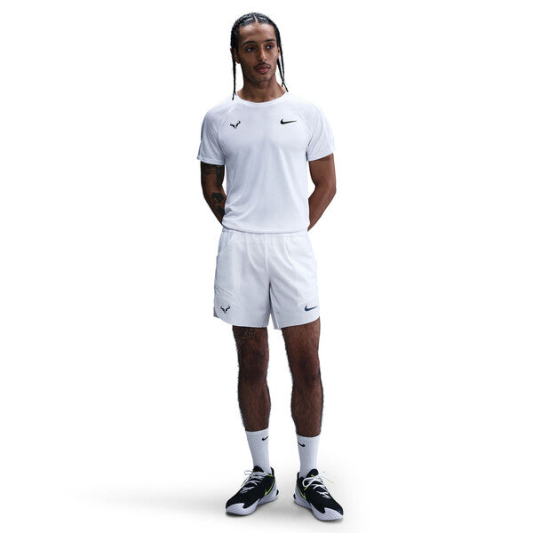 Nike Court Advantage Rafa 7" Short (M) (White/Blue)