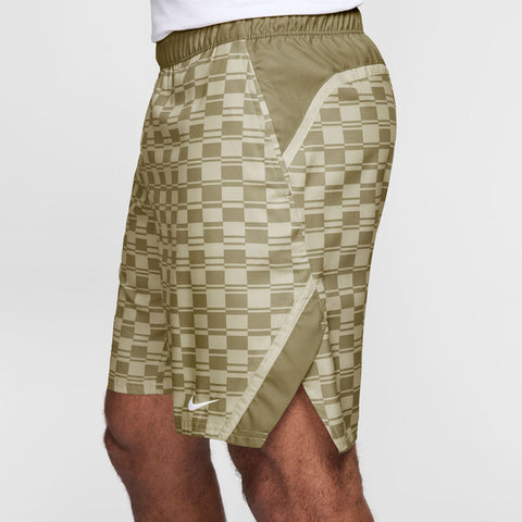 Nike Court Victory Printed 9" Short (M) (Lt Khaki)