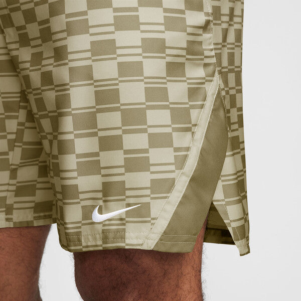Nike Court Victory Printed 9" Short (M) (Lt Khaki)