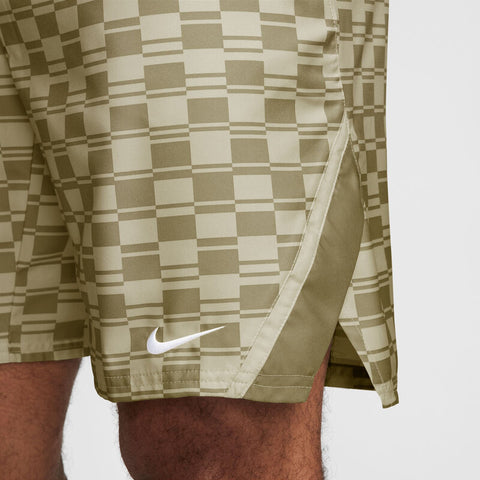 Nike Court Victory Printed 9" Short (M) (Lt Khaki)