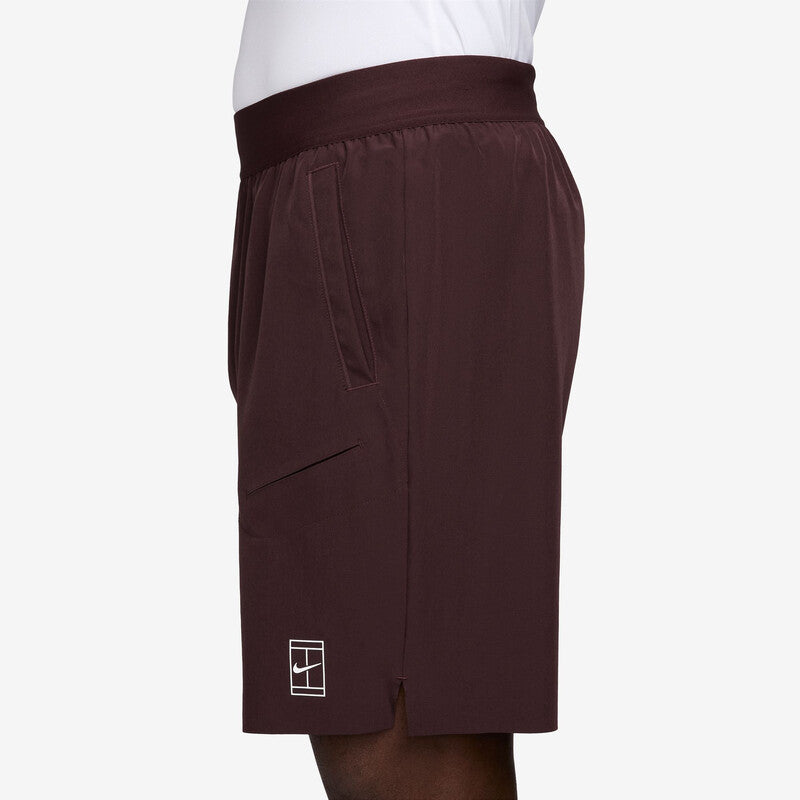 Nike Court Advantage 8" Short (M) (Burgundy Crush) Nike