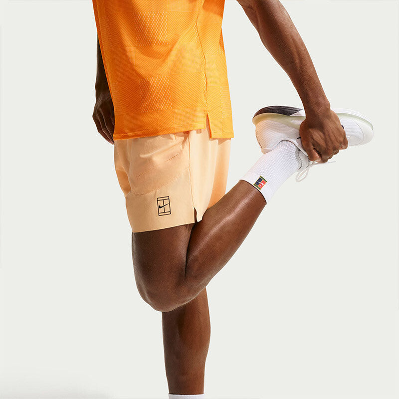 Nike Court Advantage 6" Short (M) (Tangerine Tint)