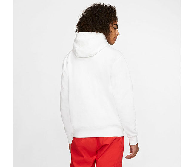 Nike Club Fleece Pullover Hoodie (M) (White)