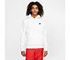 Nike Club Fleece Pullover Hoodie (M) (White)