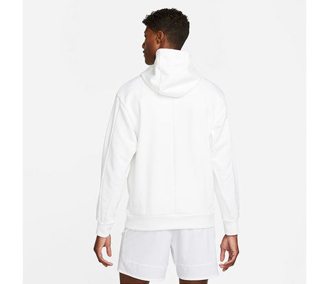 Nike Court Fleece Heritage Hoodie (M) (White)