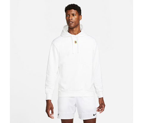 Nike Court Fleece Heritage Hoodie (M) (White)