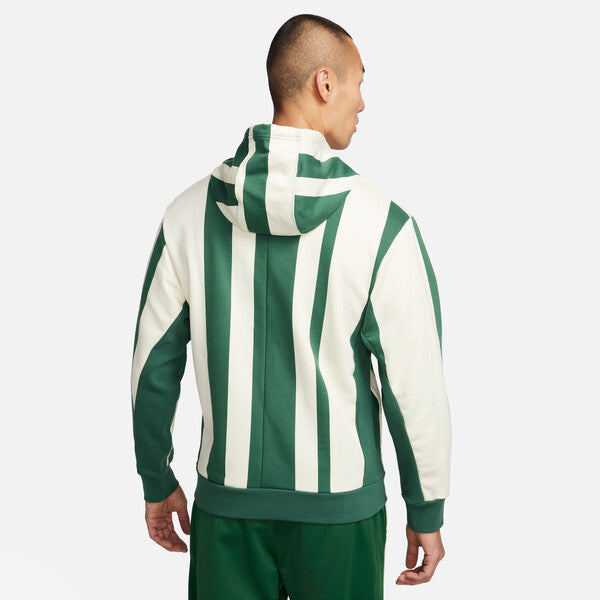 Nike Court Heritage Printed Hoodie (M) (Green)