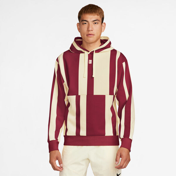 Nike Court Heritage Printed Hoodie (M) (Team Red)